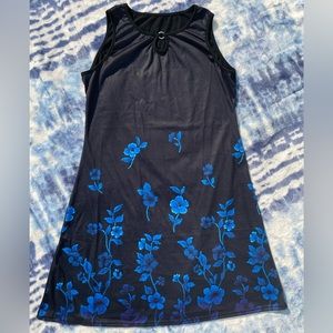 Boho Retro Beach Casual Floral Sundress Hollow Out Sleeveless Party Midi Dress